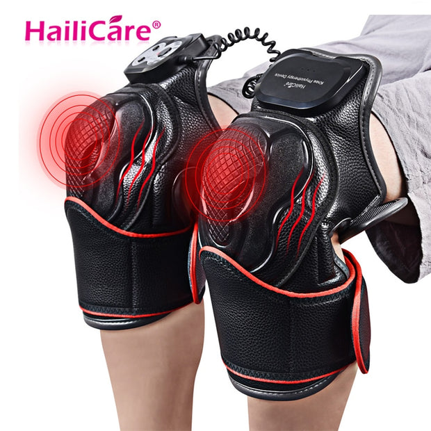 Knee Magnetic Vibration Heating Massager Joint Physiotherapy Massage Electric Massage Pain Relief Rehabilitation Equipment Care