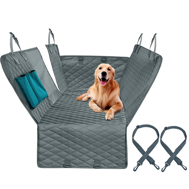 Dog Car Seat Cover View Mesh Waterproof Pet Carrier Car Rear Back Seat Mat Hammock Cushion Protector With Zipper And Pockets