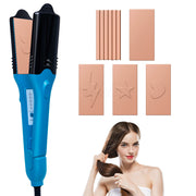 3D hair imprinting  3D Hair Press Iron Hair Straightener Electric Straightening Curling Imprinting 3D Hair Crimper